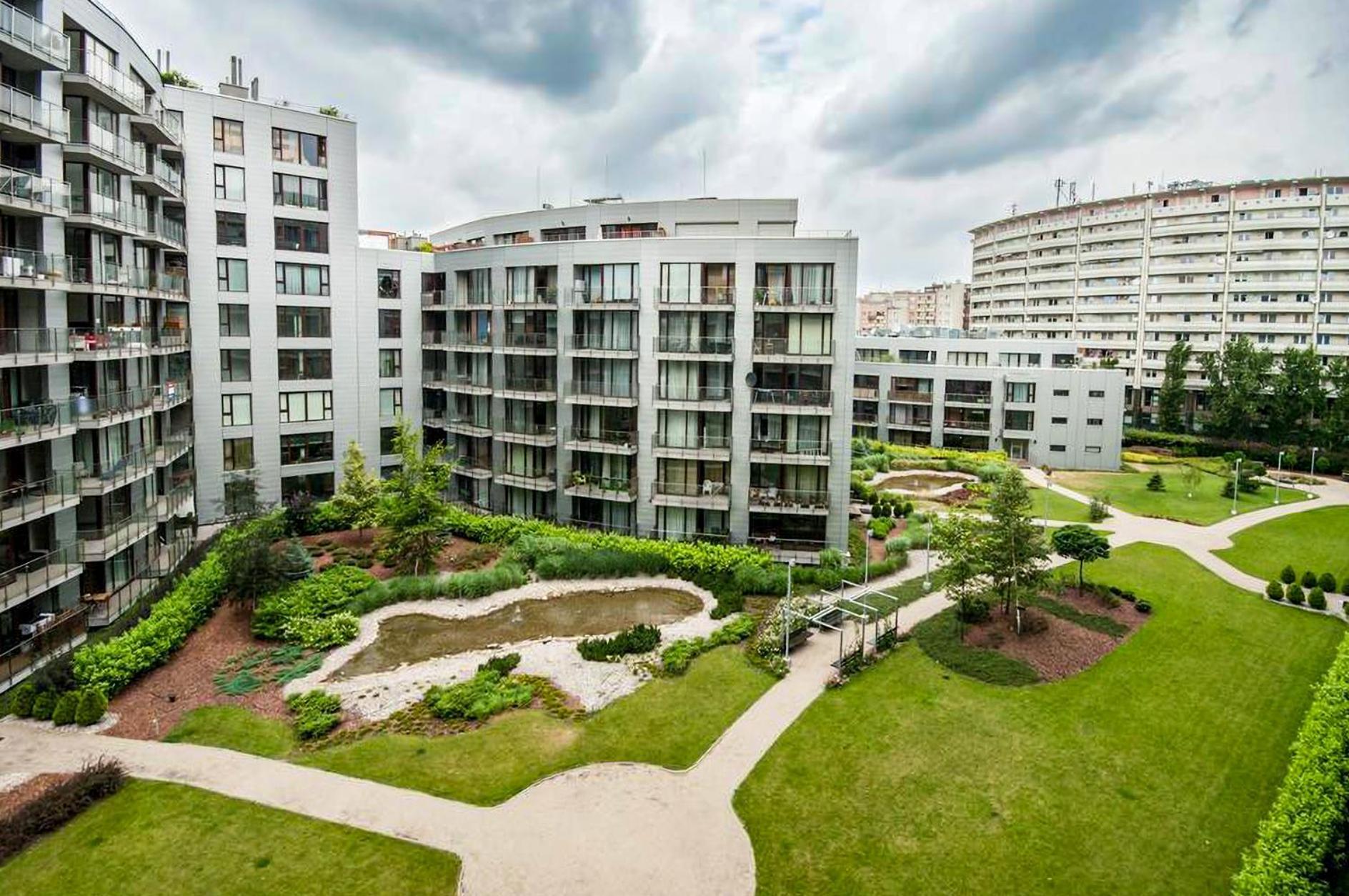 Apartamenty Triton Park Warszawa Exteriör bild